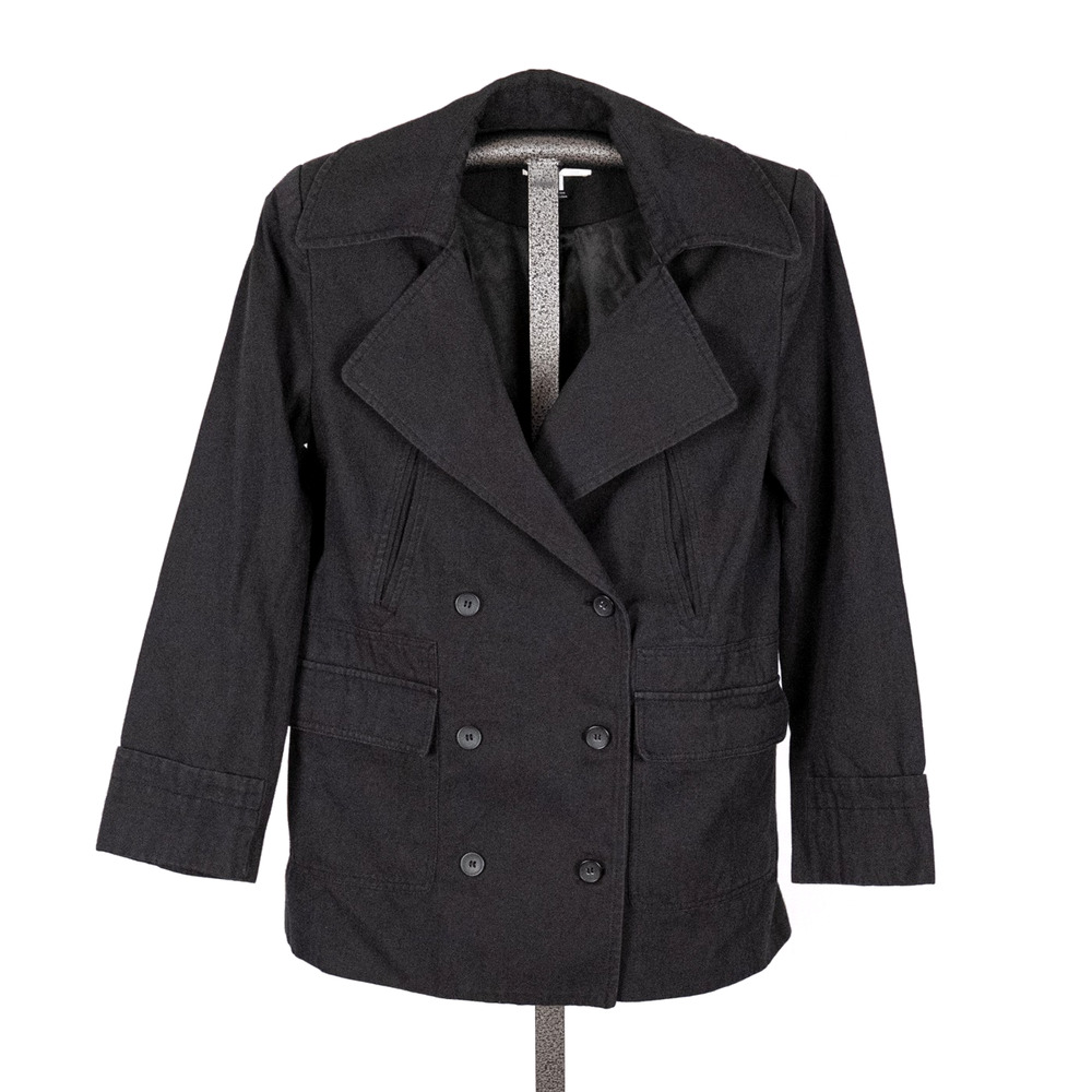 Current Elliott Women's SMALL Classic Double Breasted Pea Coat Utility Jacket